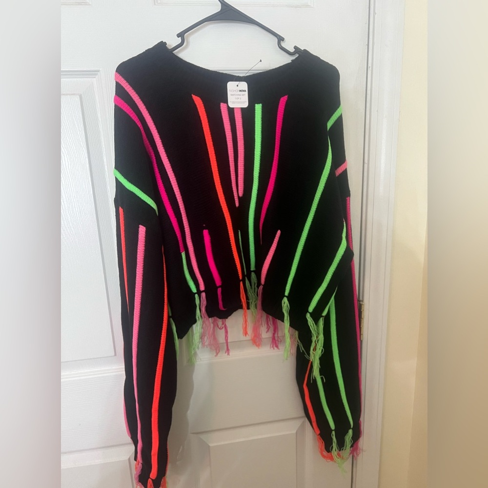 Fashionnova 2 piece sweater set NWT size 2xl